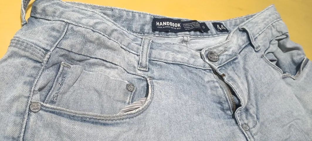 Bermuda Jeans Montovani Customizada Handbook 