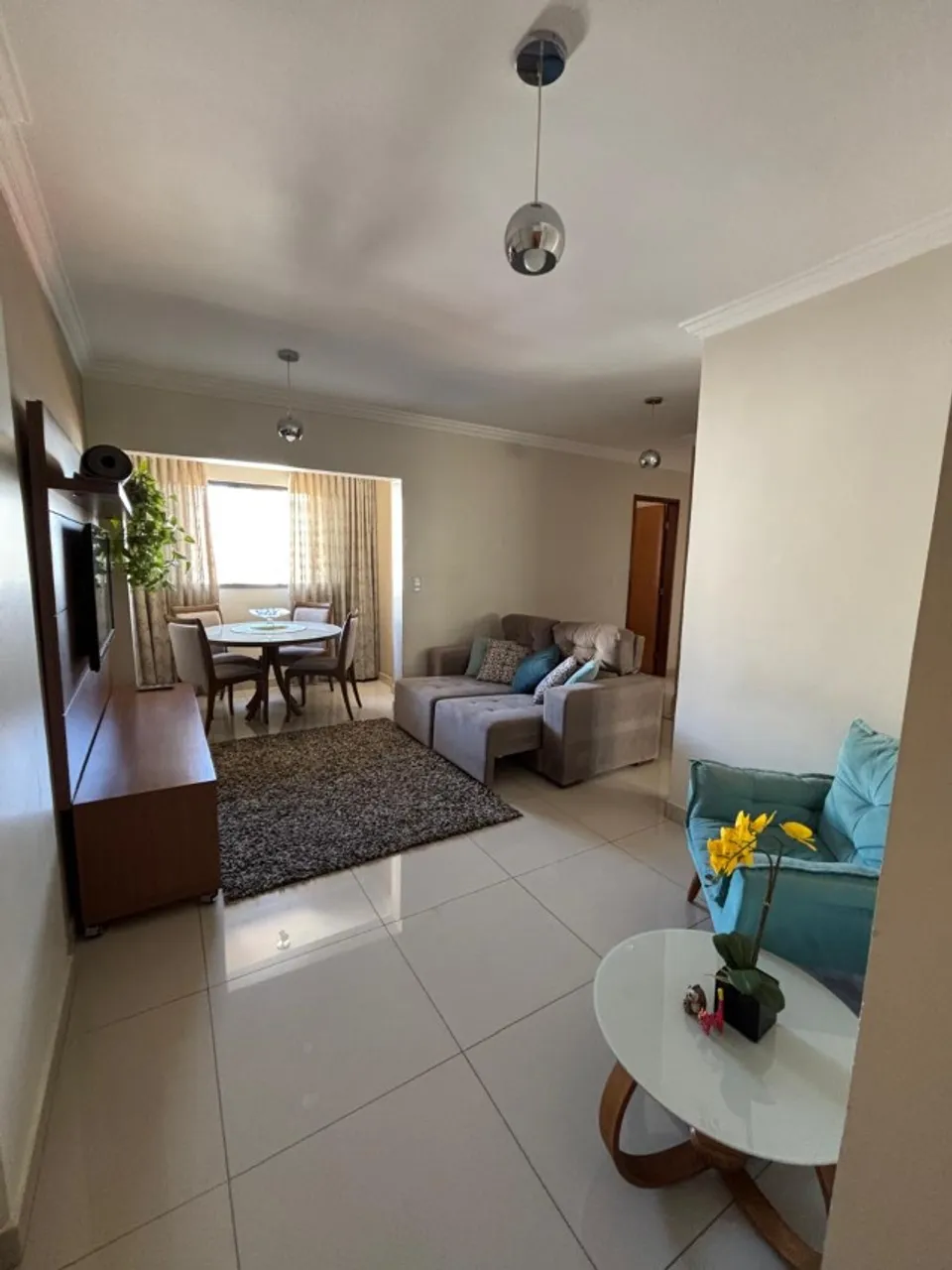 Aluguel apartamento mobiliado com 3 quartos no setor Bela Vista em Goiânia (próx. UNIRV)