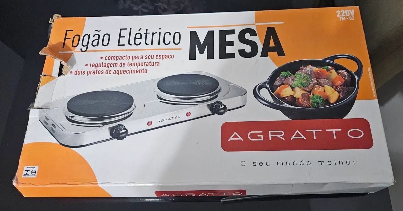 Fogão Elétrico de Mesa Agratto - Foto 5