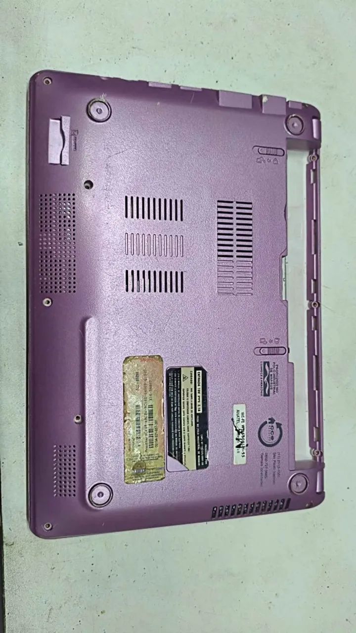 Carcaça Completa Do Netbook Cce Winbook Mr23s Rosa - Foto 2