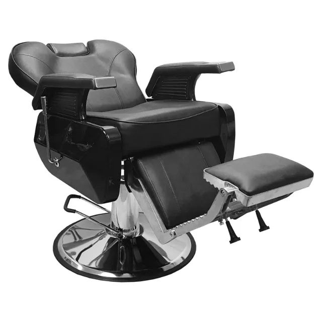 Poltrona de Barbearia Colorado Com Suporte Base Hidráulica Cromada - Foto 2