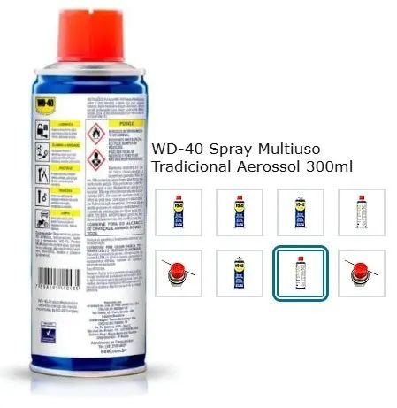 WD-40 Spray Multiuso Tradicional Aerossol 300ml - Foto 2