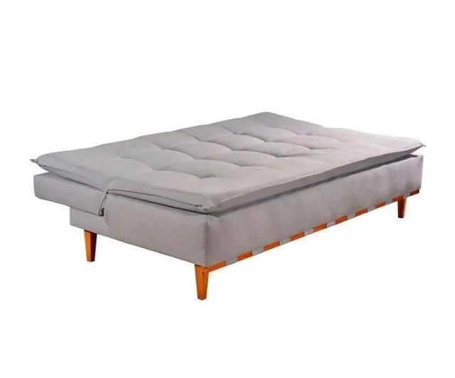Sofá Cama Nice 1,86m Tecido Linho Novo Fazemos entrega - Foto 2