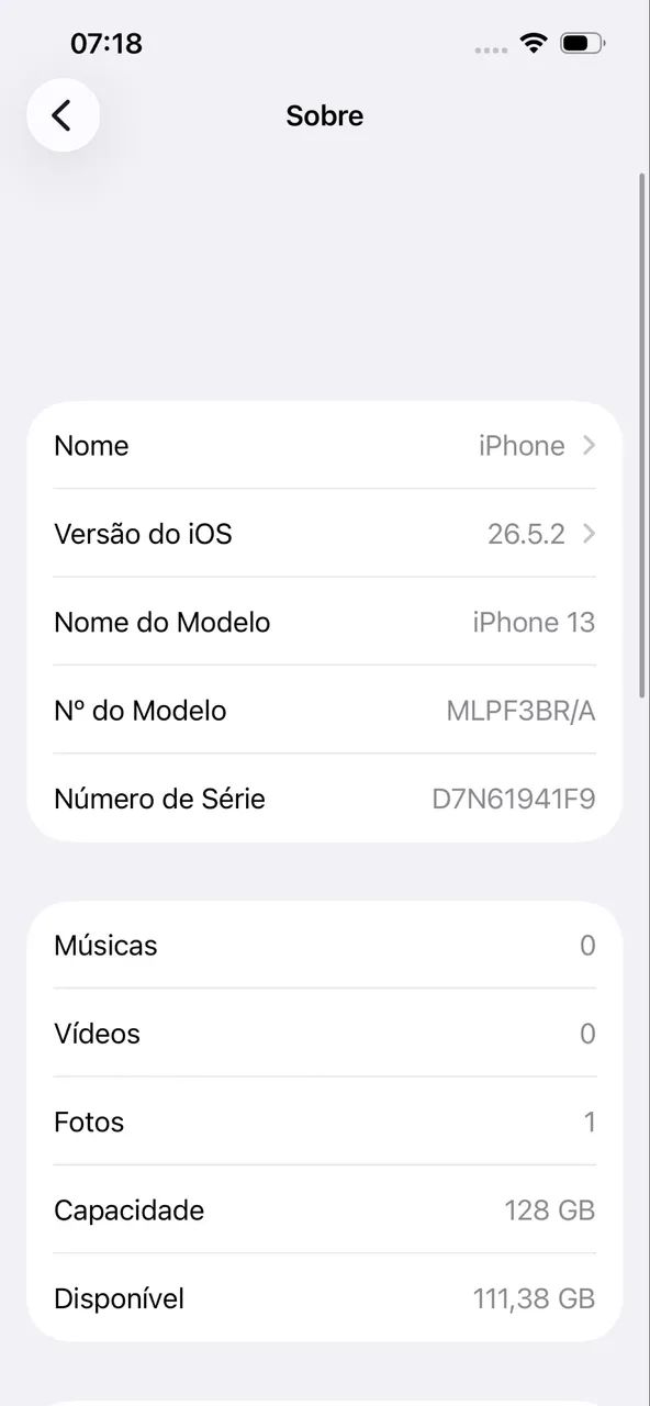 Iphone 13 (128Gb) 91% de saúde de bateria - Foto 5