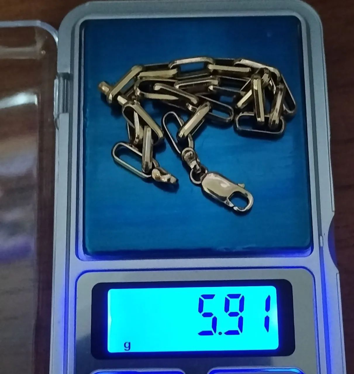 Pulseira masculina 18 k. Imponente  - Foto 2