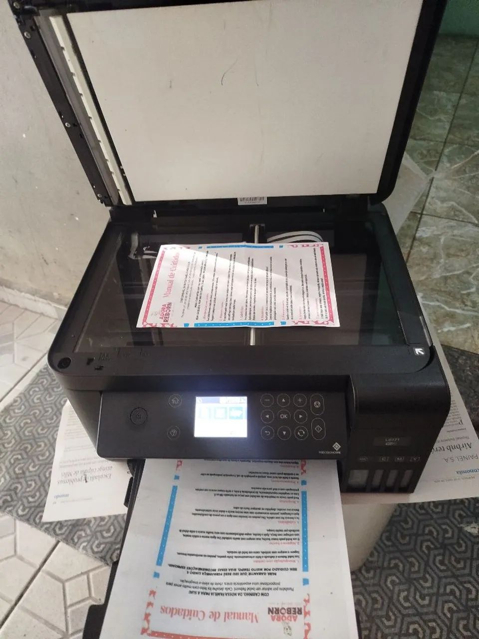 Epson EcoTank L6171 Multifuncional Wi-Fi - Funcionando Perfeitamente - Foto 3