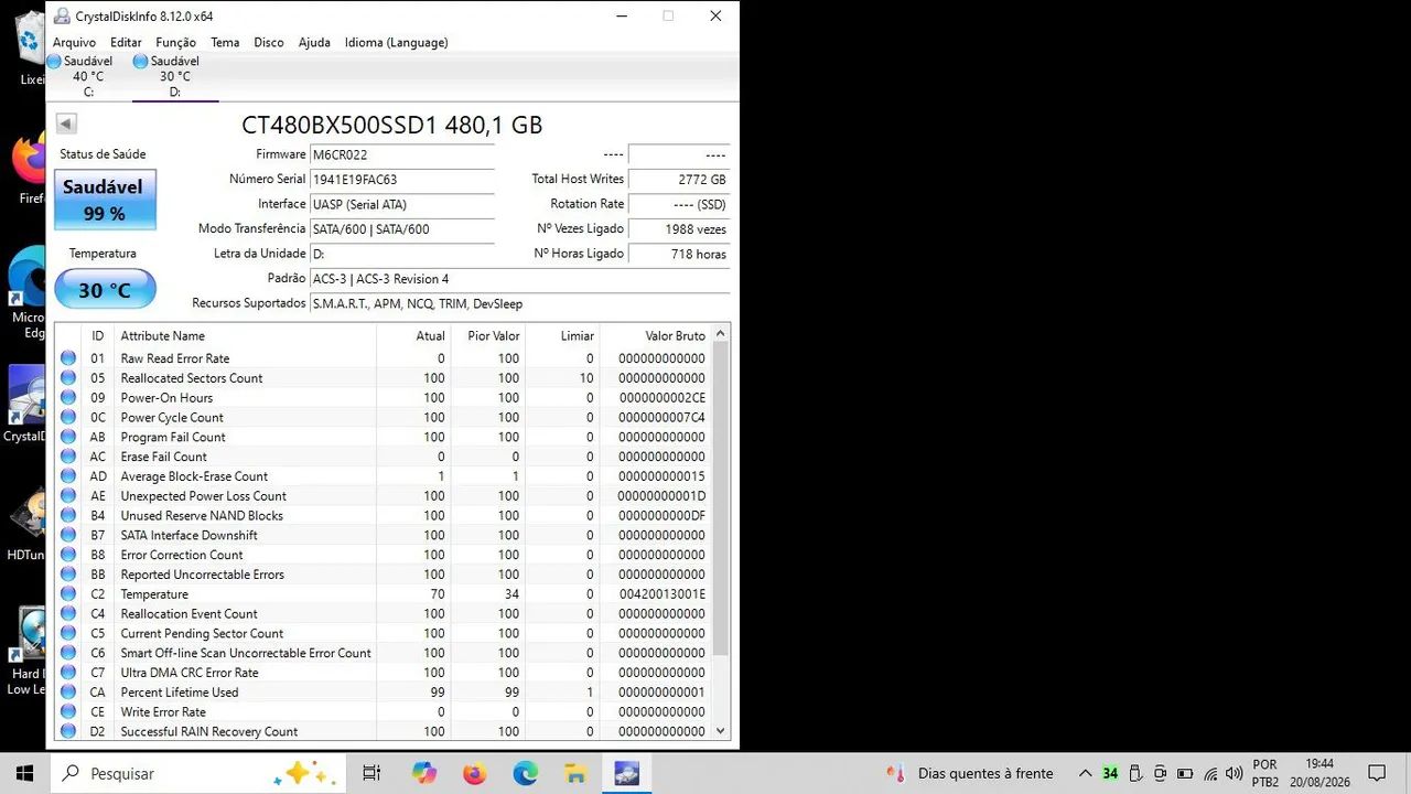 SSD 480gb crucial original  - Foto 3