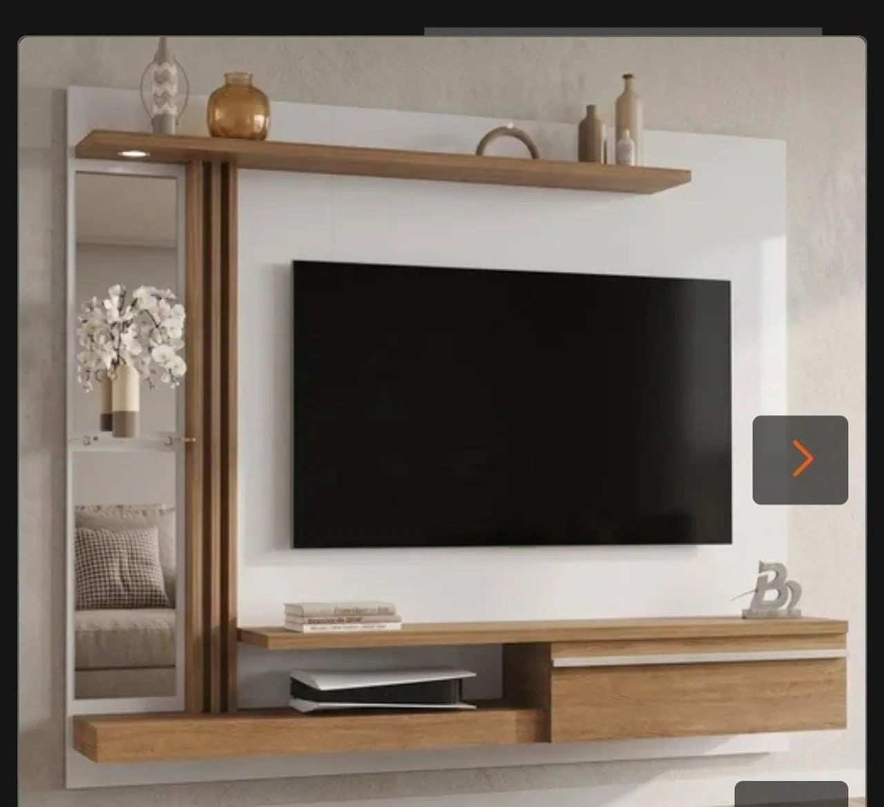 Painel para TV até 55 polegadas - Rack 1,36cm x 1,60cm - Foto 2