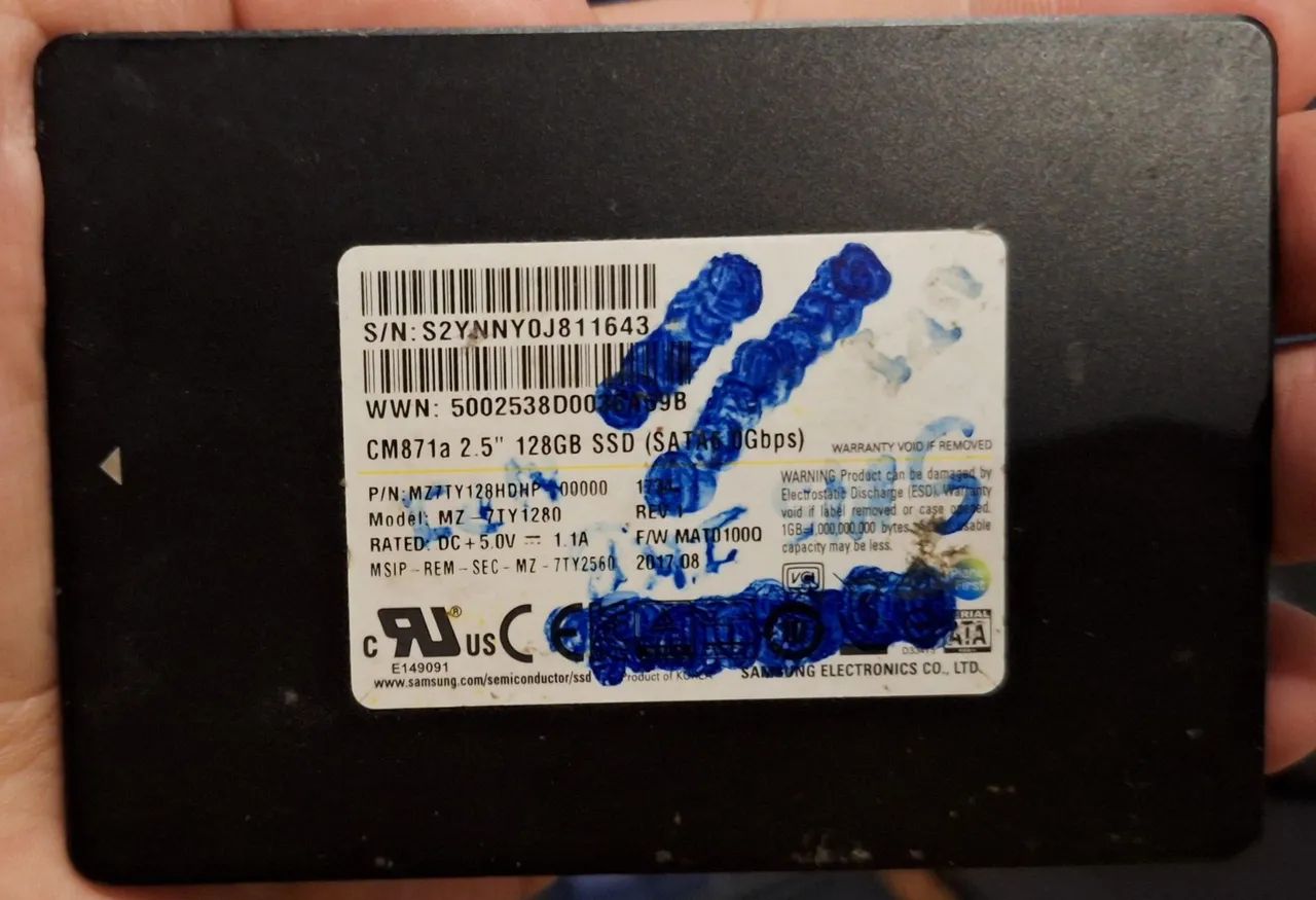 SSD Samsung 128GB 