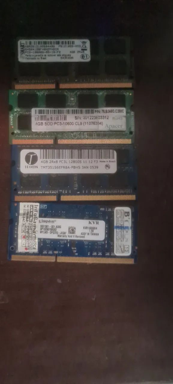 Memorias ddr3 8g 4g e 2g ddr3 notebook e desktop - Foto 3
