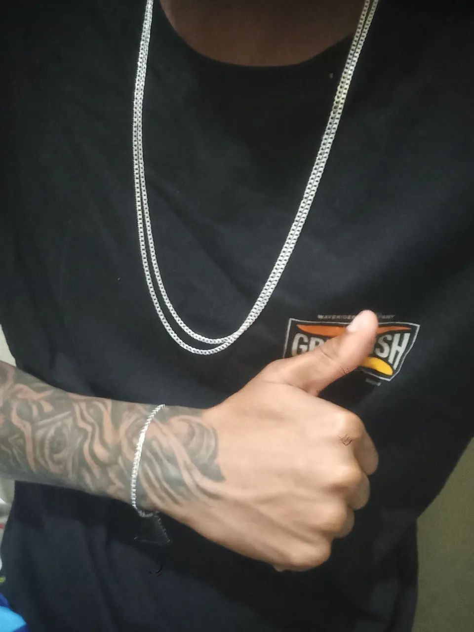 Corrente prata 2 por preço de 1 - Foto 3