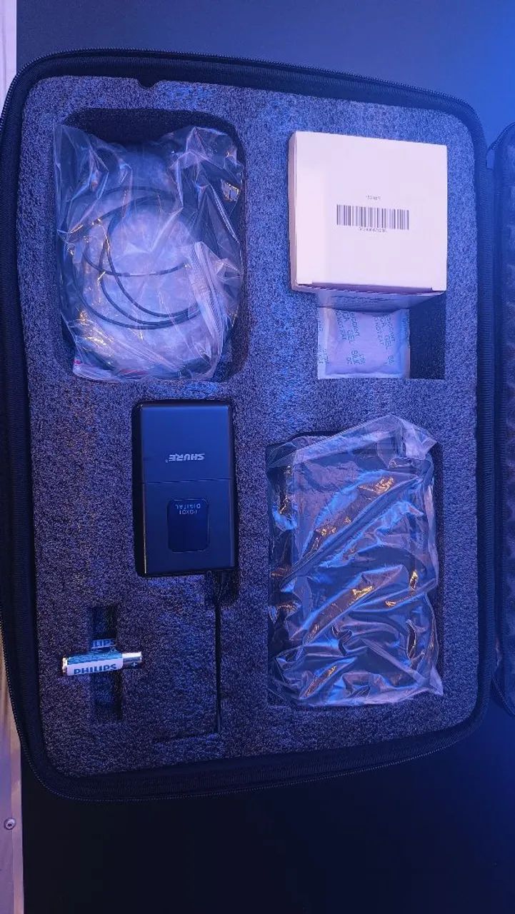 Microfone Headset Profissional Digital Sem Fio Shure PGXD14/PGA31 - Foto 4