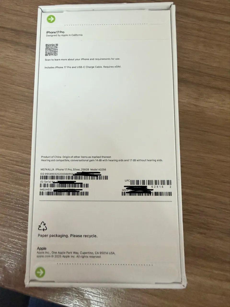 iPhone 17 pro 256 gb, cinza, lacrado - Foto 2