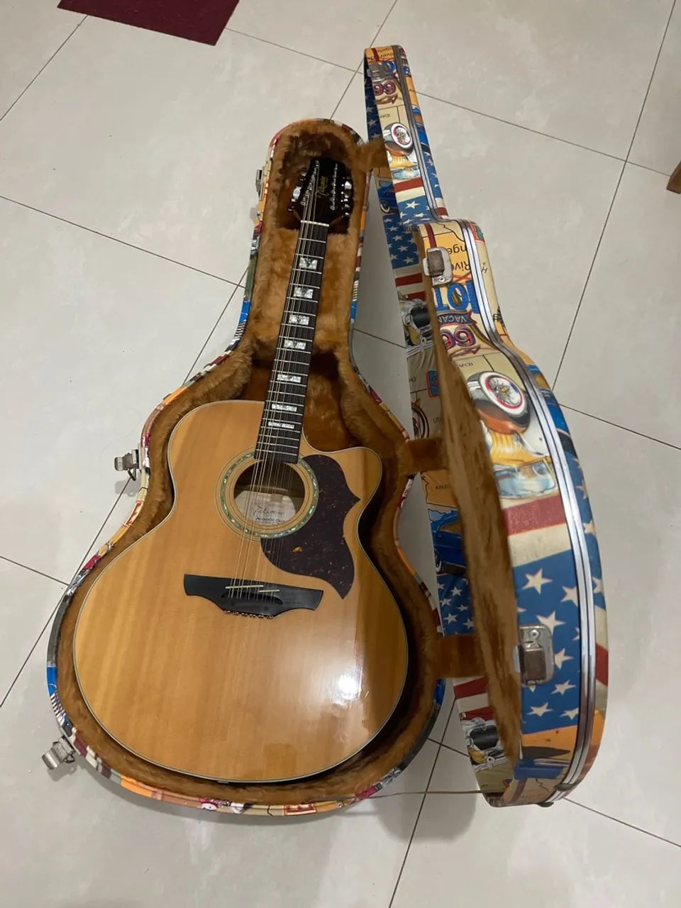 Violão takamine Eg523sc-12 com case 