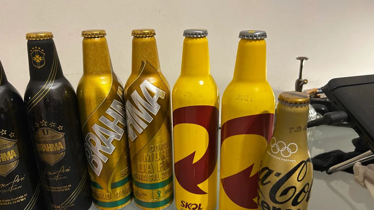 Coleção de Garrafas de Alumínio - Edições Especiais Copa, Olimpíadas e Marcas Icônicas - Foto 2