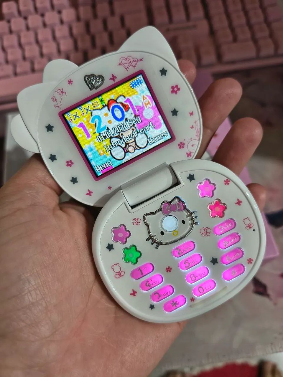 Celular Hello Kitty (NA CAIXA) - Foto 3