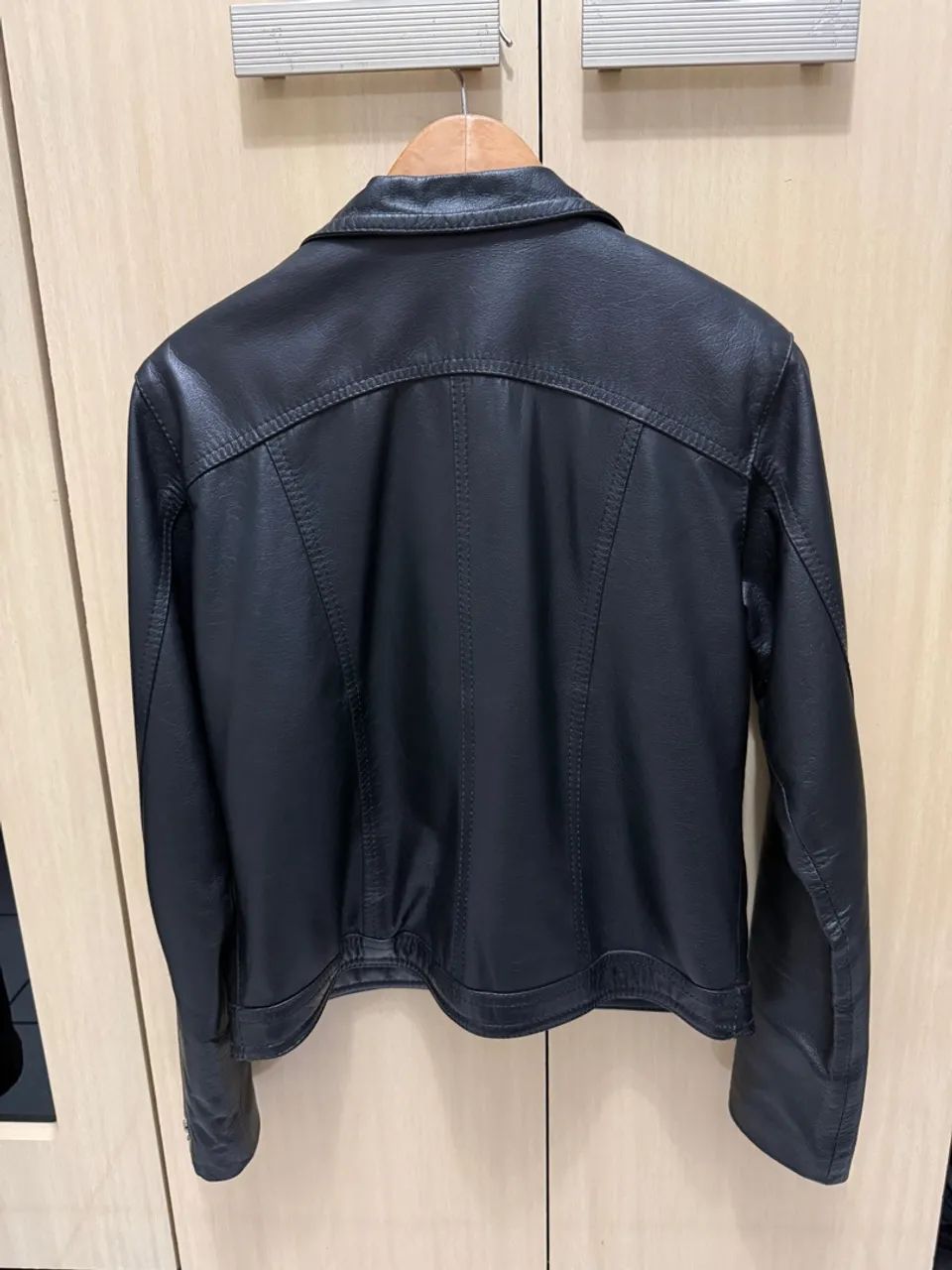 Jaqueta biker em couro legítimo - Foto 2