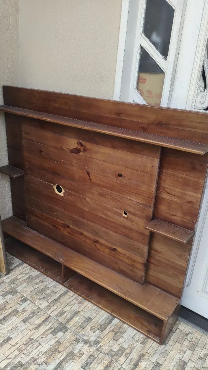 Vendo rack de madeira 