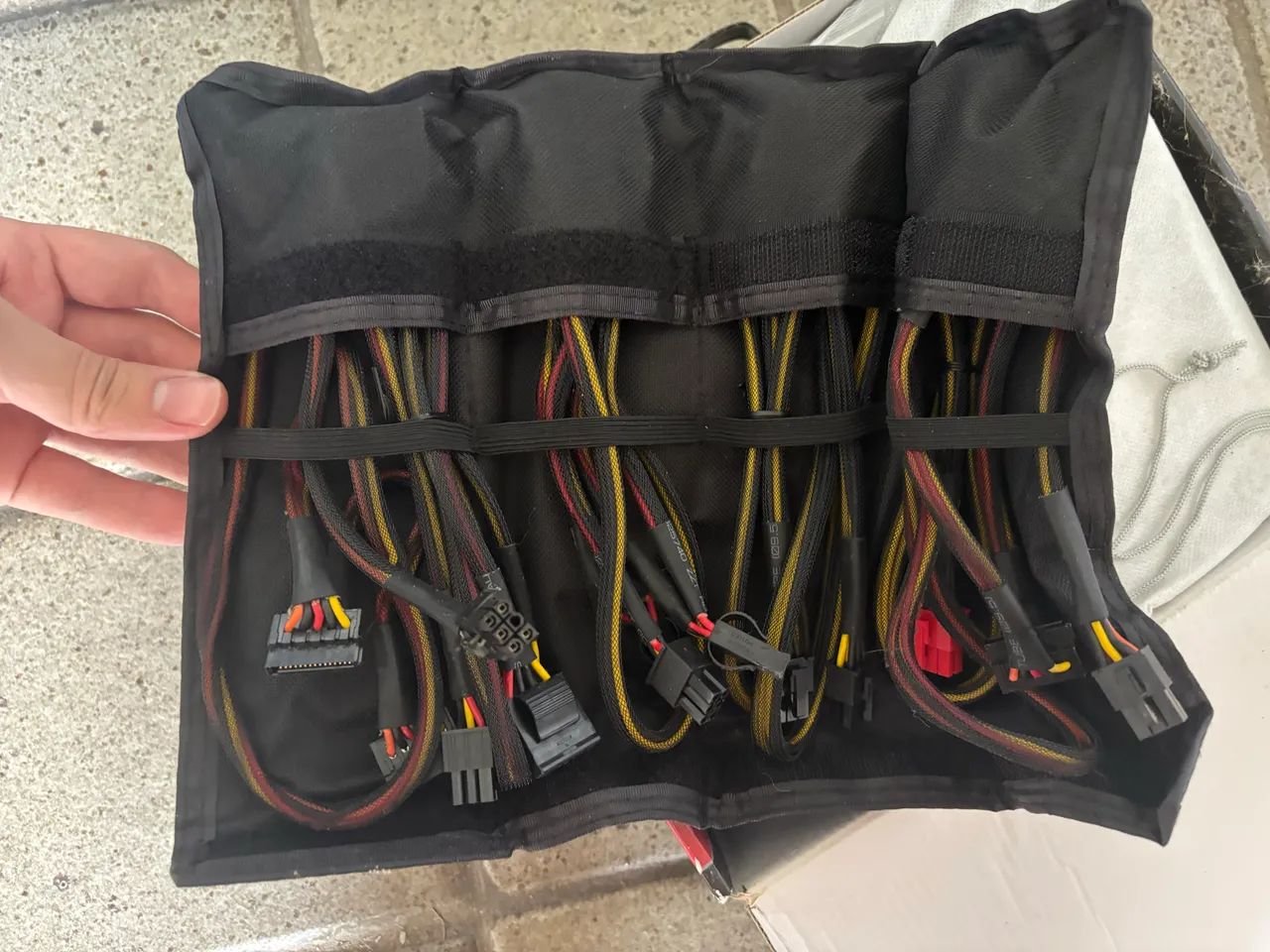 Fonte semi modular computador gamer 850w CE tech - Foto 4