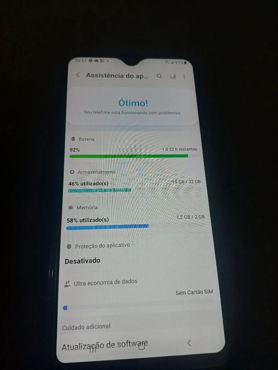 Celular Samsung A10 32Gb 2gb de ram - Foto 2