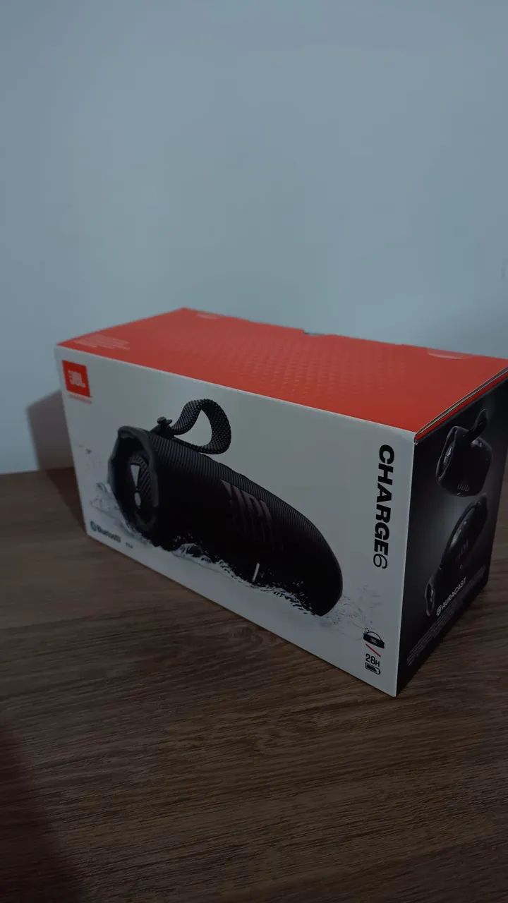 JBL CHARGE 6 | LACRADA | Cor Preta - Aparelhos de Som - Vila