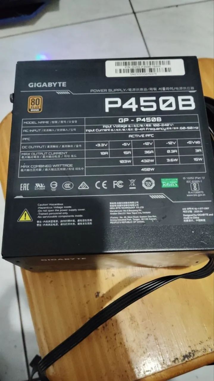 Fonte Gigabyte  450w - Foto 2