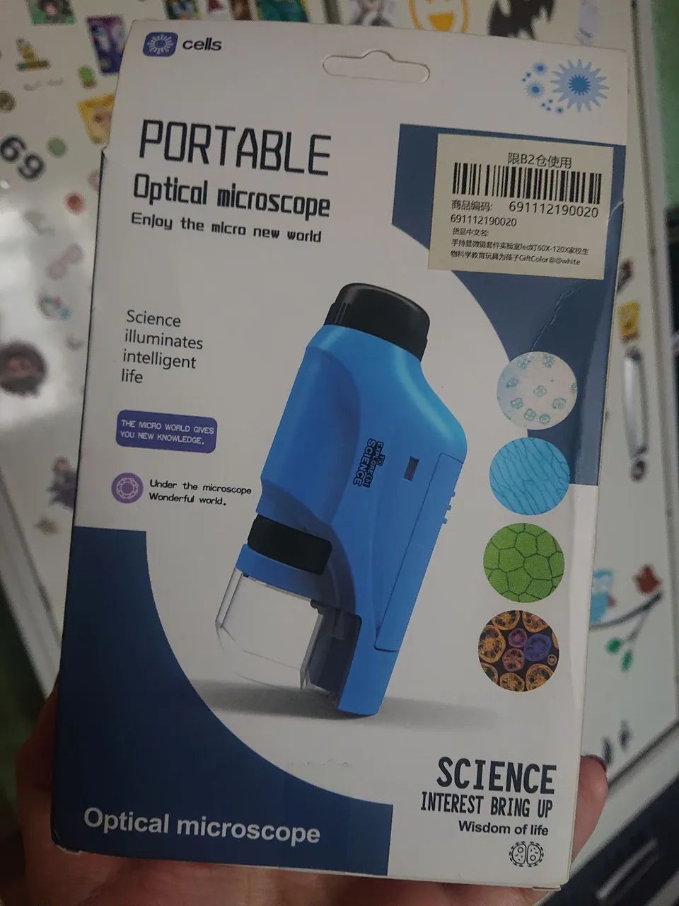 Mini microscópio óptico portátil  - Foto 2