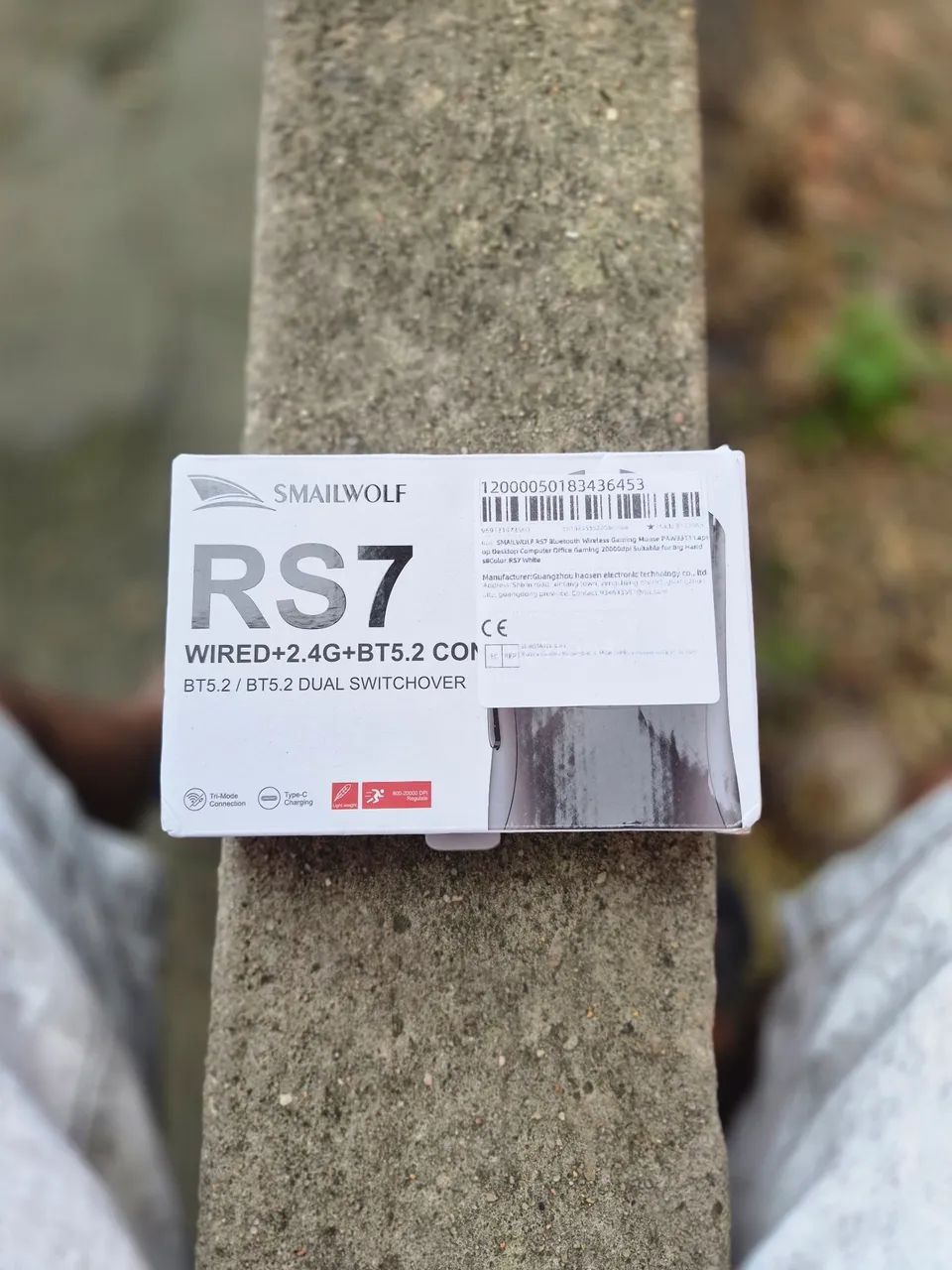 Mouse R7 SMAILWOLF Branco