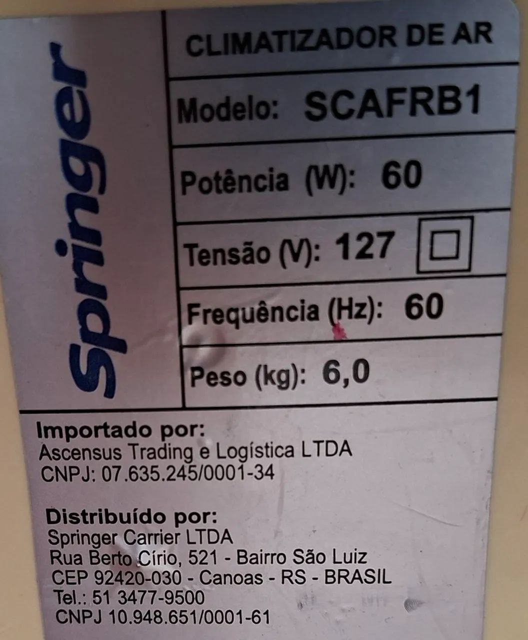 Climatizador Springer  - Foto 5