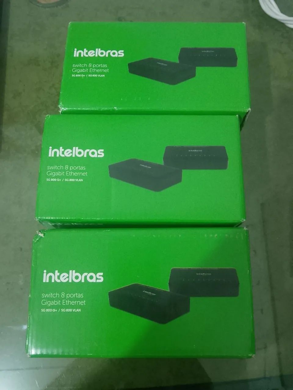 Switch 8 portas Gigabit Ethernet SG800Q+ / SG 800 VLAN