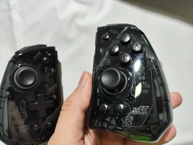 Controle Joypad Nintendo Switch/Switch Oled IINE Elite V2 Transparente - Foto 4