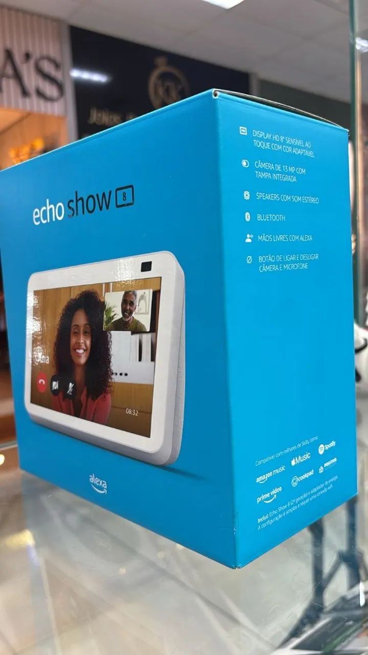 ALEXA ECHO SHOW 8 BRANCA (2 GEN) - Foto 2