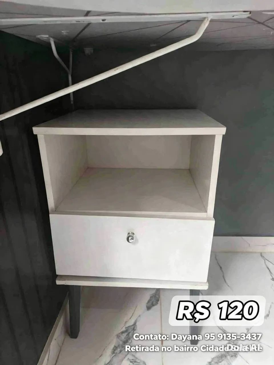Criado mudo jogo de cadeira batedeira - Foto 4