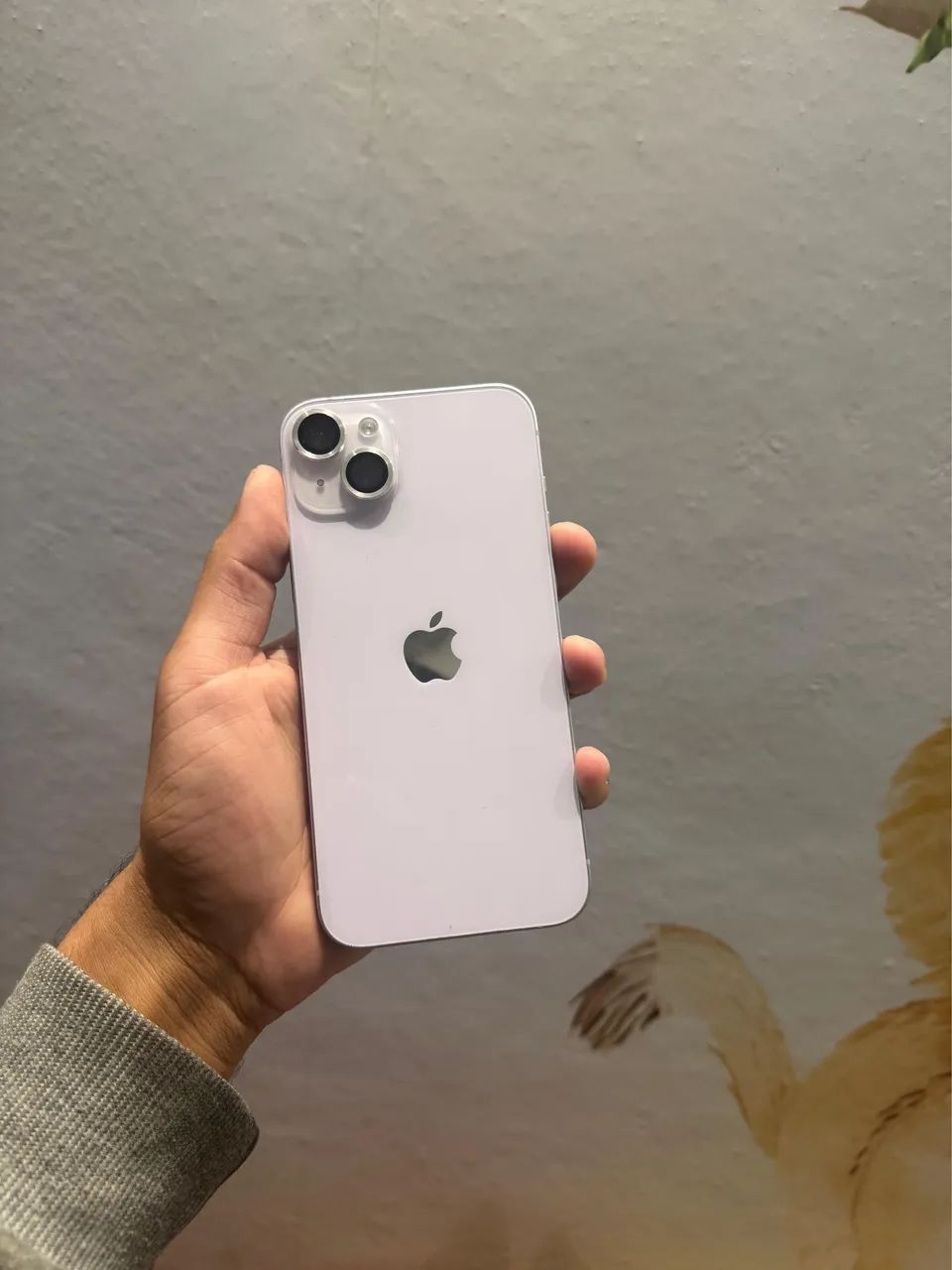 iPhone 14 Plus lilas 128GB possui caixa e nota fiscal - Foto 4