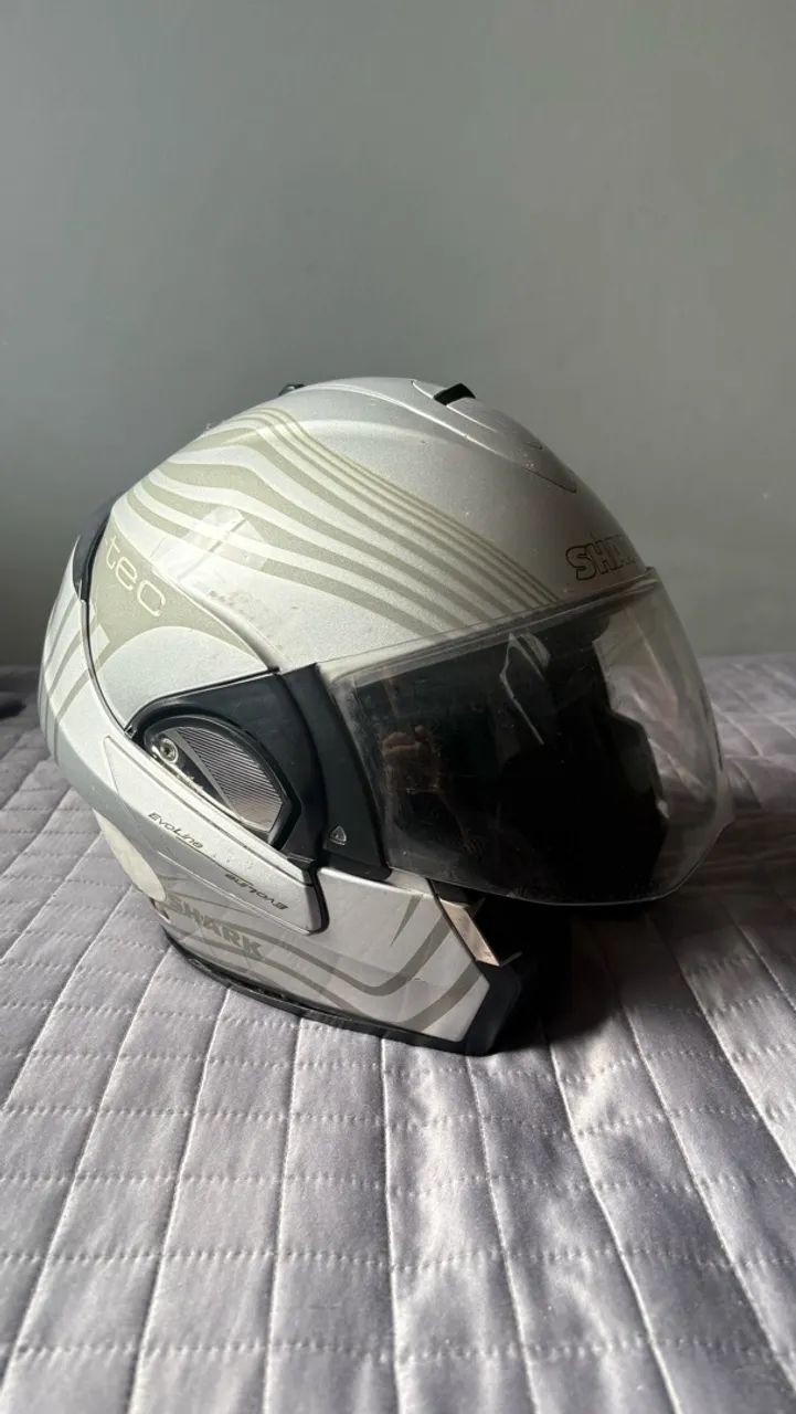 CAPACETE SHARK ESCAMOTIAVEL - Foto 2