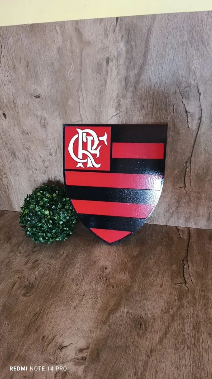 escudo flamengo mdf - Foto 4