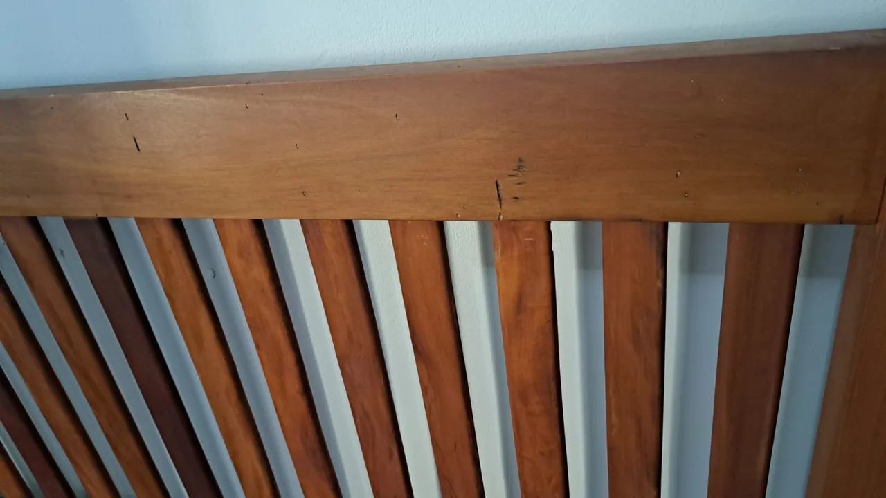 Cama de madeira Casal (sem colchão) - Foto 2
