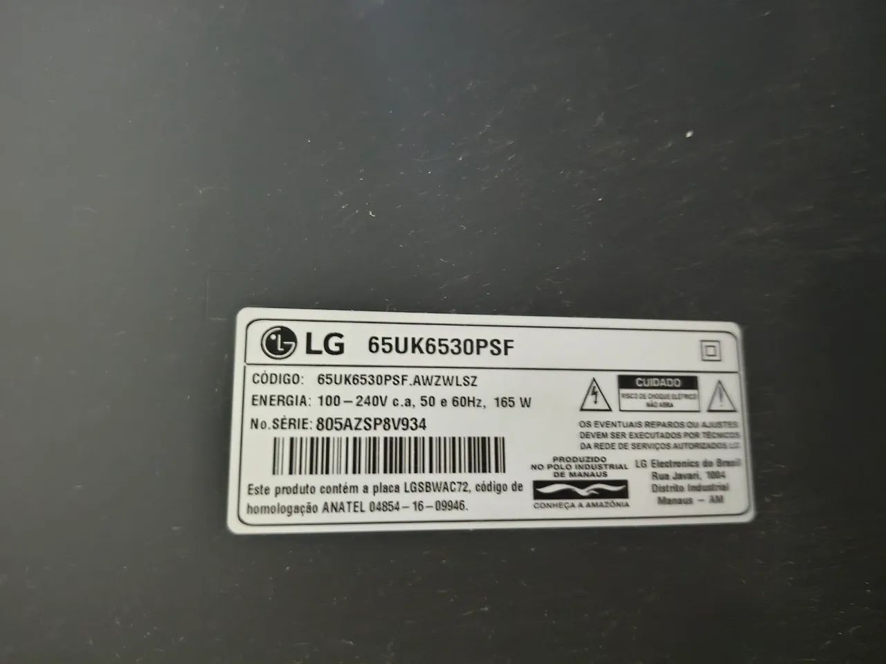 TV LG - Tela com Avaria - 65" - Foto 2
