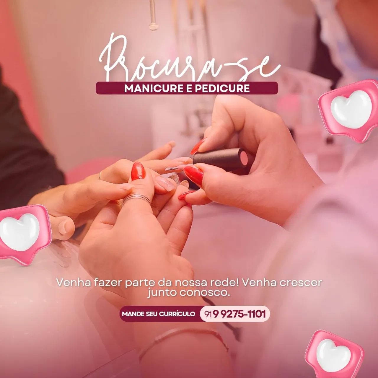 ? PROCURA-SE PROFISSIONAL DE BELEZA