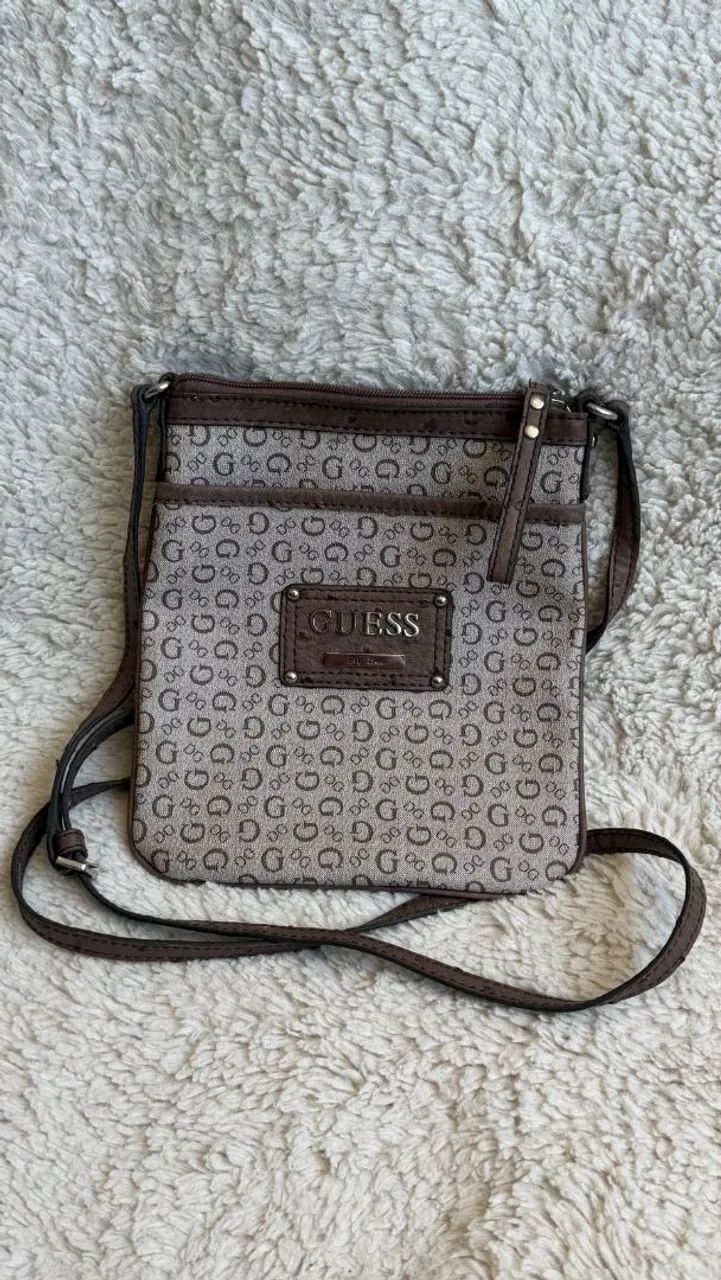 Bolsa Transversal Guess Original - Marrom