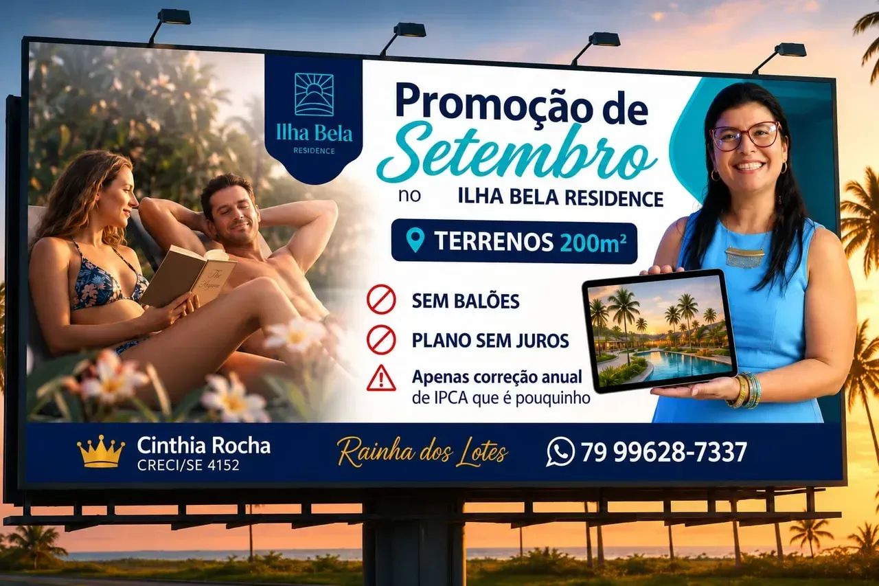 Lotes PROMOCIONAIS - PLANO SEM JUROS  - Rainha dos Lotes