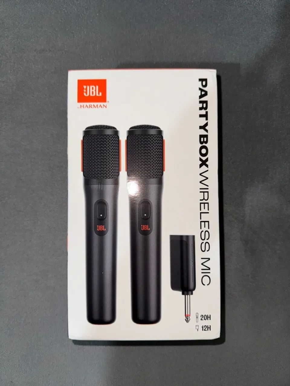Microfone JBL Partybox Wireless com 2 MIC