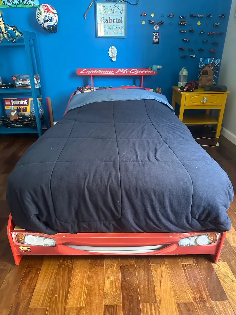 Cama solteiro Mcqueen Carro - Foto 2
