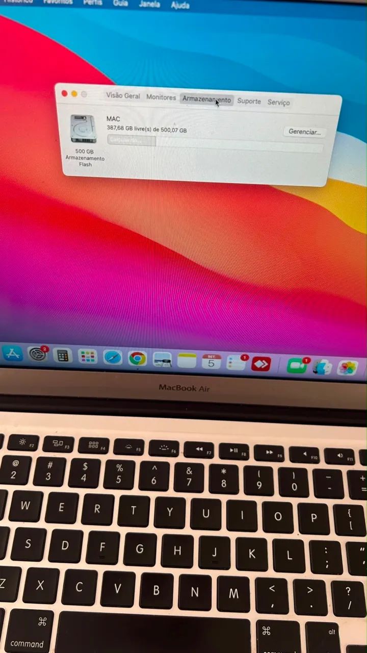 MacBook Air 13 Polegadas 2013 Core i7 8GB RAM 500GB SSD - Foto 4