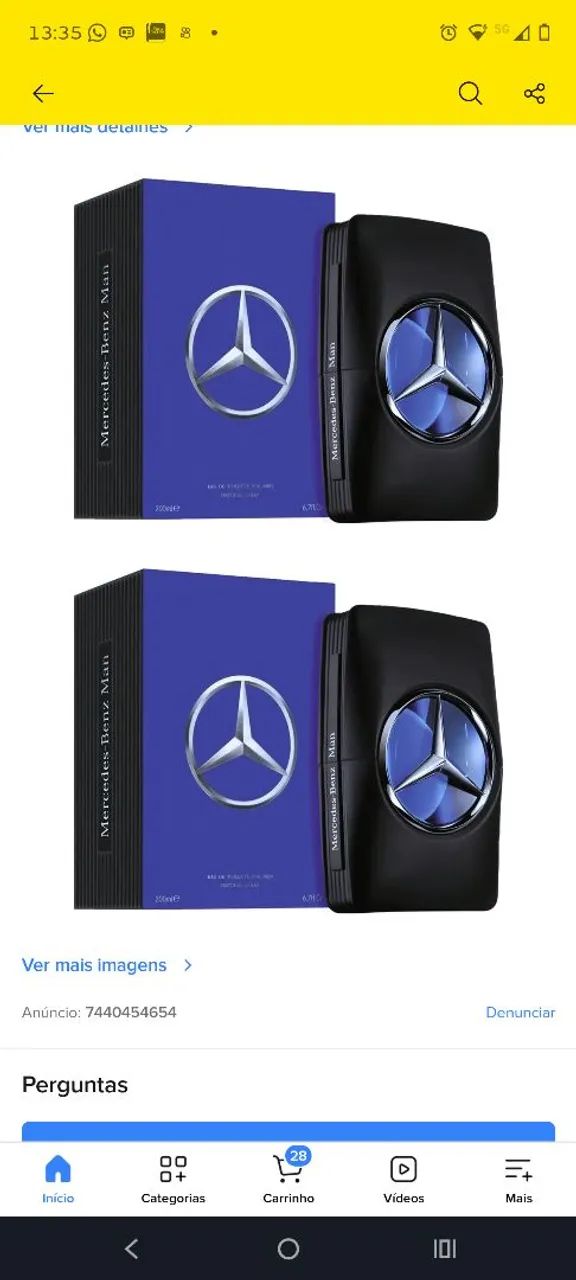 Mercedes perfume