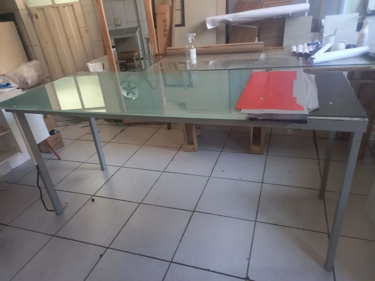 Bancada de trabalho em metalom  2 unidades - Foto 4