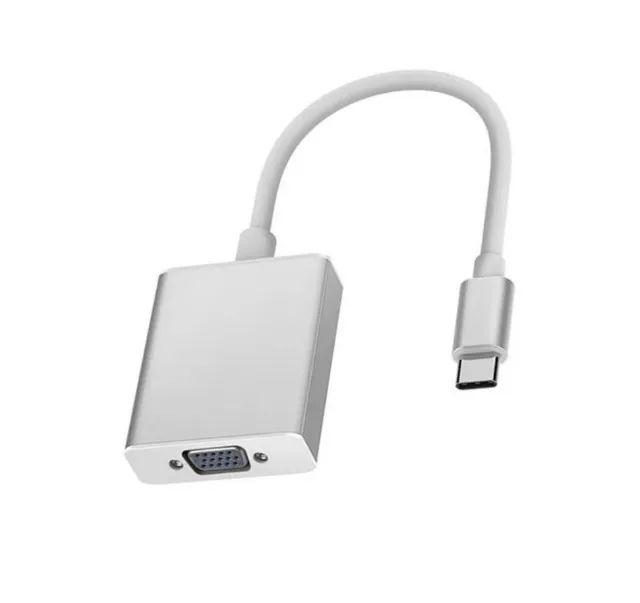 Cabo Adaptador Usb C 3.1 para Vga 1080P - Foto 2