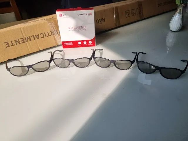4 OCULOS 3D PASSIVOS LG - Foto 2