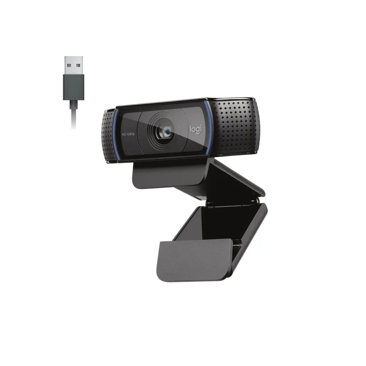 Webcam Full HD Logitech C920s com Microfone Embutido, Proteção de Privacidade, Widescreen
