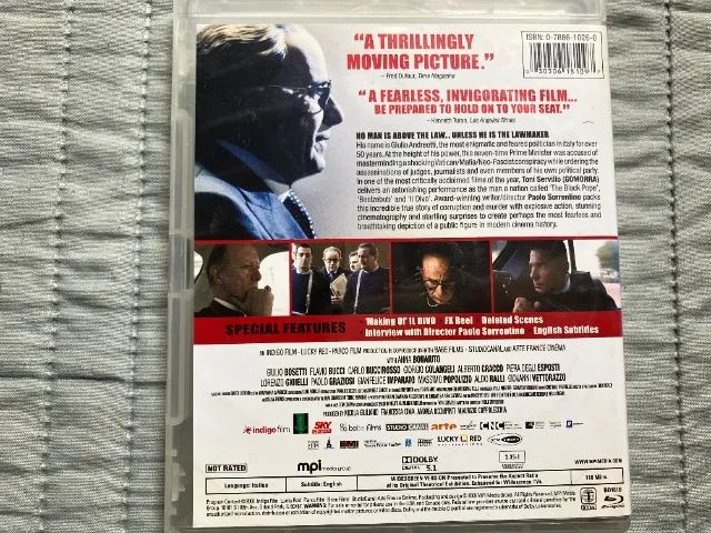 o divo (il divo) bluray importado - Foto 5